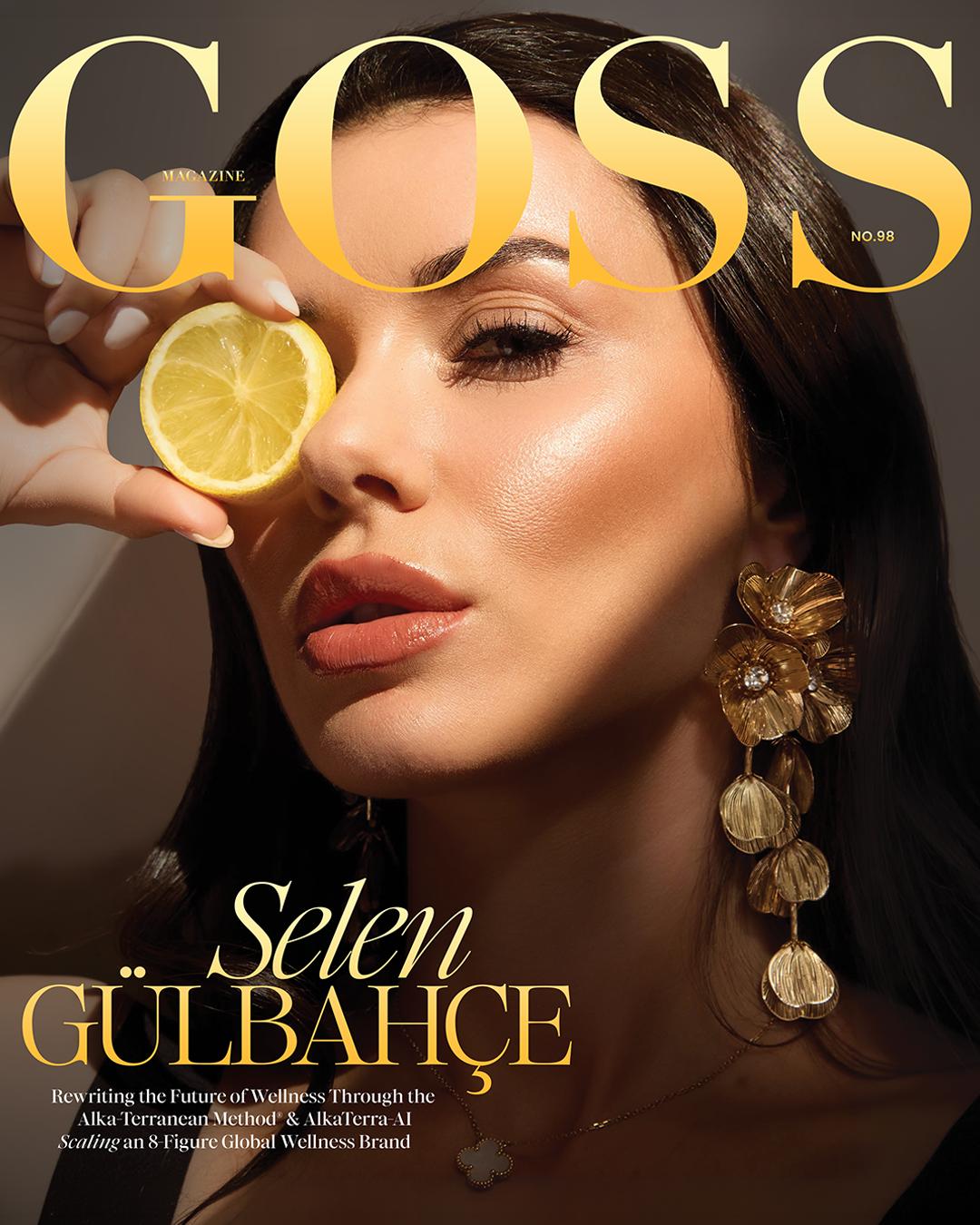 Selen Gulbahce en la portada de GOSS Magazine